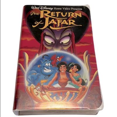 Disney Media | Disney’s Aladdin Sequel Return Of Jafar Vhs Clamshell Case Movie | Color: Red | Size: Os