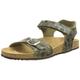 Geox Jungen J Ghita Boy Sandal, Camouflage Green, 37 EU