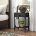 Three Posts™ Keensburg 1 - Drawer Solid Wood Nightstand Wood in Black | 26.75 H x 17.75 W x 13.75 D in | Wayfair A2D91F6C18B045E18FD462B8C6C2D3FF