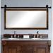 Neace Wall Mirror in Black Laurel Foundry Modern Farmhouse® | 30.5 H x 62 W x 0.75 D in | Wayfair 0D1267895B164785BF7DF70AA4B5997B