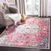 Blue/Green 48 x 0.2953 in Indoor Area Rug - Langley Street® Felty Oriental Fuchsia/Teal Area Rug | 48 W x 0.2953 D in | Wayfair