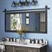 Neace Wall Mirror in Gray/Black Laurel Foundry Modern Farmhouse® | 30.5 H x 64 W x 0.75 D in | Wayfair D2E1157B3529466FB8A5A93B1FF61A8D