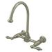 Restoration Wall Mount Bridge Kitchen Faucet