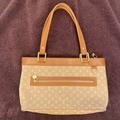 Louis Vuitton Bags | Authentic Louis Vuitton Lucille Pm Hand Bag Sr0025 Purse Beige Monogram | Color: Tan | Size: W 11.4 X H 7.5 X D 3.1 Inches