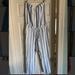 J. Crew Pants & Jumpsuits | J. Crew Tie Waist White And Blue Strapless Jumpsuit Size S | Color: Blue/White | Size: S