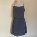 Madewell Dresses | Madewell Silk Overlay Cami Mini Dress | Color: Blue | Size: 6