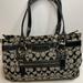 Coach Bags | Coach Signature Handbag-Black And Gray | Color: Black/Gray | Size: Medium