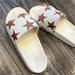 American Eagle Outfitters Shoes | American Eagle Pool Slides | Color: Gold/White | Size: 8