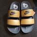 Nike Shoes | Nike Duo Slide | Color: Black/Gold | Size: Various