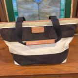 Kate Spade Bags | Kate Spade Large Leather And Canvas Tote | Color: Brown/Gold | Size: Os