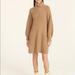 J. Crew Dresses | Brand New J Crew Wool And Recycled Cashmere Sweater Dress | Color: Tan | Size: Xs