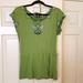 Anthropologie Tops | Anthropologie Tiny Brand Embroidered Top | Color: Blue/Green | Size: M