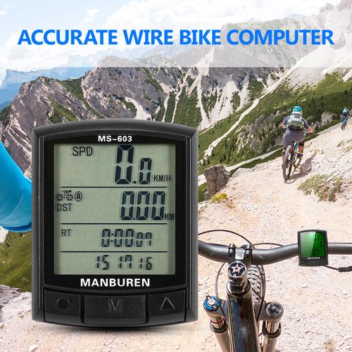 Fahrrad Fahrradcomputer Fahrrad Tachometer Kilometerzähler MTB Rennrad Computer Stoppuhr Drahtlos /