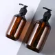 Pot distributeur de shampoing HI AfricRegina en plastique brun pour tous les jours bouteille