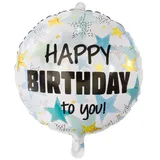 Folienballon Happy Birthday to y...