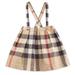 Burberry Bottoms | Burberry Toddler Detachable Strap Check Cotton Skirt | Color: Tan | Size: 9mb