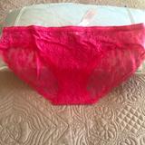 Victoria's Secret Intimates & Sleepwear | Coral Pink Victoria’s Secret Lace Panty S | Color: Pink | Size: S