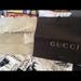 Gucci Bags | Designer Gucci And Burberry Large Paper Shopping Bags. | Color: Brown/Tan | Size: Boot Size Shopping Bag