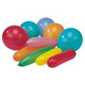Papstar 150 Luftballons farbig sortiert verschiedene Formen