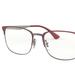 Ray-Ban Accessories | New Ray-Ban Optical Rb 6433 3040 Red/ Silver Eyeglasses Frame 53-19-145mm | Color: Red/Silver | Size: Os