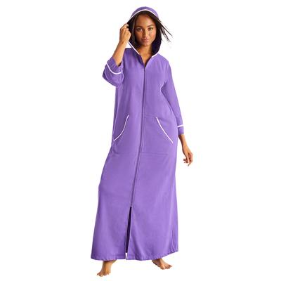 Plus Size Women's Long French Terry Robe by Dreams...