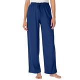 Plus Size Women's Knit Sleep Pant by Dreams & Co. in Evening Blue (Size L) Pajama Bottoms