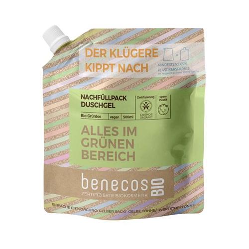 benecos – Grüntee – Duschgel Refill 500 ml