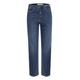 ICHI IHTWIGGY Raven Damen Jeans Denim Hose mit Stretch gerader Schnitt Crop Länge, Größe:28, Farbe:Medium Blue (19037)