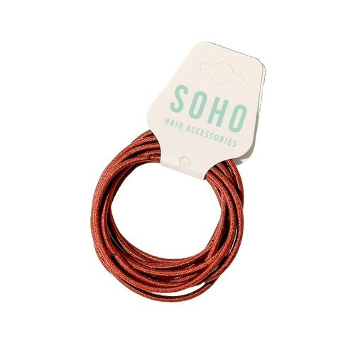 SOHO - Ellie Haargummi Haargummis 10 ct Dunkelrot Damen