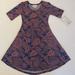Lularoe Dresses | Lularoe Girls Adeline Dress | Color: Orange/Purple | Size: 4g