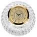 Gold Chicago Maroons Crystal Golf Ball Clock