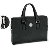 Women's Black Pennsylvania Quakers Leather Briefcase