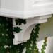 Nantucket Easy-Care Window Box Planter Pots Corbels, Set Of Two - White - Grandin Road