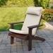 Eider & Ivory™ Indoor & Outdoor Patio Rocking Chair Cushion Set Polyester in Gray/Brown | 2 H x 20 W x 20 D in | Wayfair