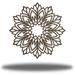 Lark Manor™ Hogge Geometric Flower Metal in Brown | 12 H x 12 W x 0.06 D in | Wayfair F12AC8F9A5EF4054A0D71BC80239D902