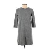 Zara Casual Dress - Shift: Gray Marled Dresses - Women's Size Small