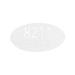 Montague Metal Products Inc. Front Plate Only Classic Oval Two Line Wall Mount Metal | 7.75 H x 13.25 W x 0.078 D in | Wayfair LCS-0204-W-WE