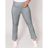 Blair DenimEase™ Flat-Waist Bootcut Jeans - Grey - 18P - Petite