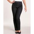 Blair DenimEase Back-Elastic Jeans - Black - 6P - Petite