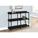 Latitude Run® Accent Table Console Entryway Narrow Sofa Living Room Bedroom Metal Wood in Black | 34 H x 47 W x 12 D in | Wayfair