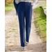 Appleseeds Women's Dennisport Comfort-Waist Chinos - Blue - 10 - Misses