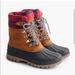 J. Crew Shoes | J Crew Winter Arctic Snow Boot (Red Plaid Pecan) | Color: Brown/Red | Size: 8