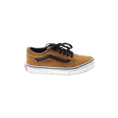Vans Sneakers: Tan Solid Shoes - Size 1