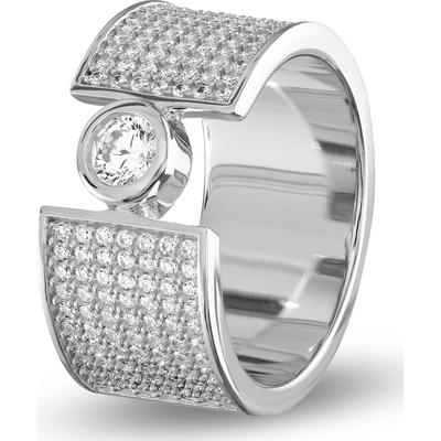 Jette - Damenring 925er Silber Ringe 1 ct