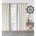 Eastern Accents Maritime Solid Room Darkening Rod Pocket Single Curtain Panel Cotton Blend in White | 84 H in | Wayfair CRA-402D