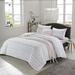 Joss & Main Zari Standard Cotton Duvet Cover Set Cotton Percale in White | Queen Duvet Cover + 2 Standard Shams | Wayfair