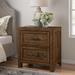 Three Posts™ Craigsville 2 Drawer Nightstand Wood in Brown/Green | 28 H x 26 W x 18 D in | Wayfair 915EAB0FB5504DB58D5E139DE4173321