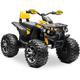 Quad racer yellow trottinette électrique pour enfants 12V batterie rechargeable 4 roues +3 ans