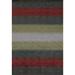 Striped Contemporary Gabbeh Oriental Wool Area Rug Hand-knotted Carpet - 5'7" x 8'0"