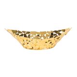 Gold Oval bowl: 18" long - N/A